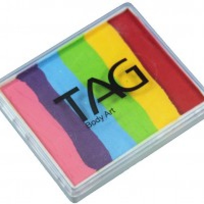 Tag Body Art 50g Split Cake Reg Rainbow